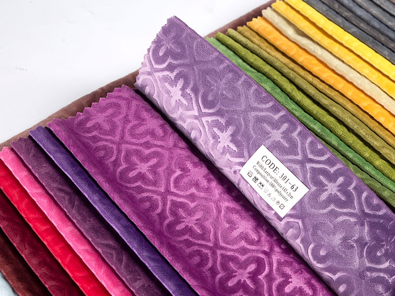 ผ้ากำมะหยี่นูนย้อมระดับสูงสำหรับการออกแบบตกแต่งภายใน