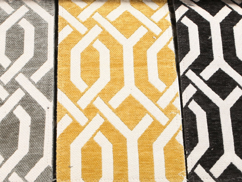 ผ้าเบาะ Chenille Jacquard สำหรับโซฟาหมอนโซฟาเก้าอี้เก้าอี้ปก MDN972