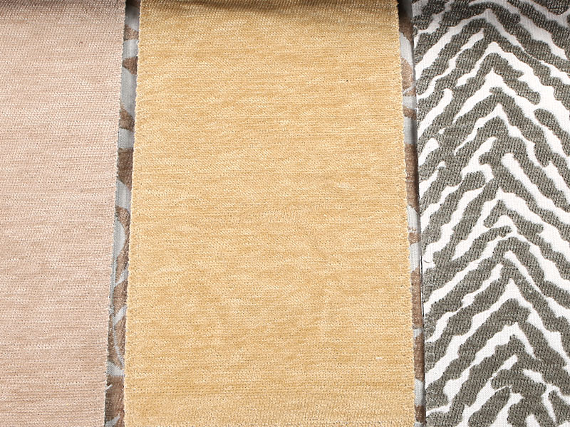 รูปแบบดอกไม้ Jacquard Chenille ผ้าม่านโซฟาผ้าเบาะผ้า MDN975