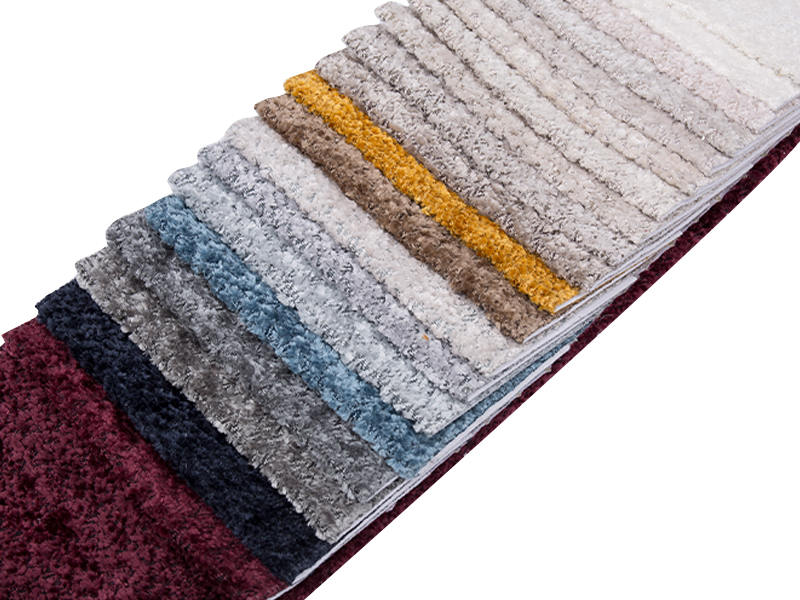 250 - 520gsm สีของแข็ง Chenille ผ้าเบาะ