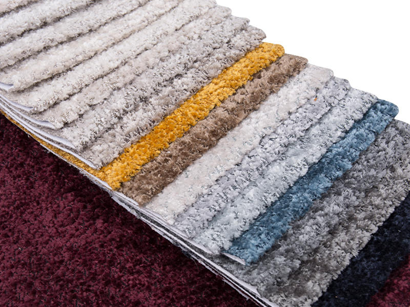 250 - 520gsm สีของแข็ง Chenille ผ้าเบาะ