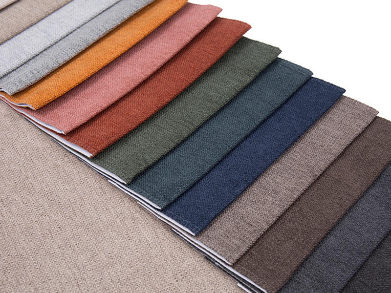 250 - 520gsm สีของแข็ง Chenille ผ้าเบาะ