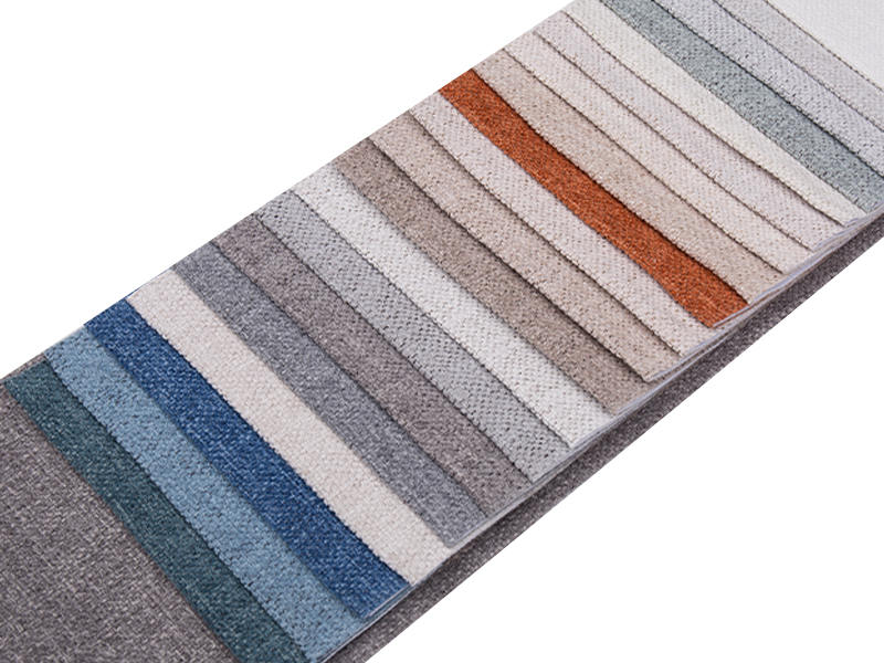 250 - 520gsm สีของแข็ง Chenille ผ้าเบาะ