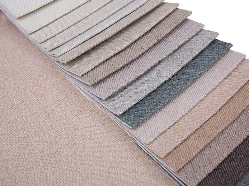250 - 520gsm สีของแข็ง Chenille ผ้าเบาะ