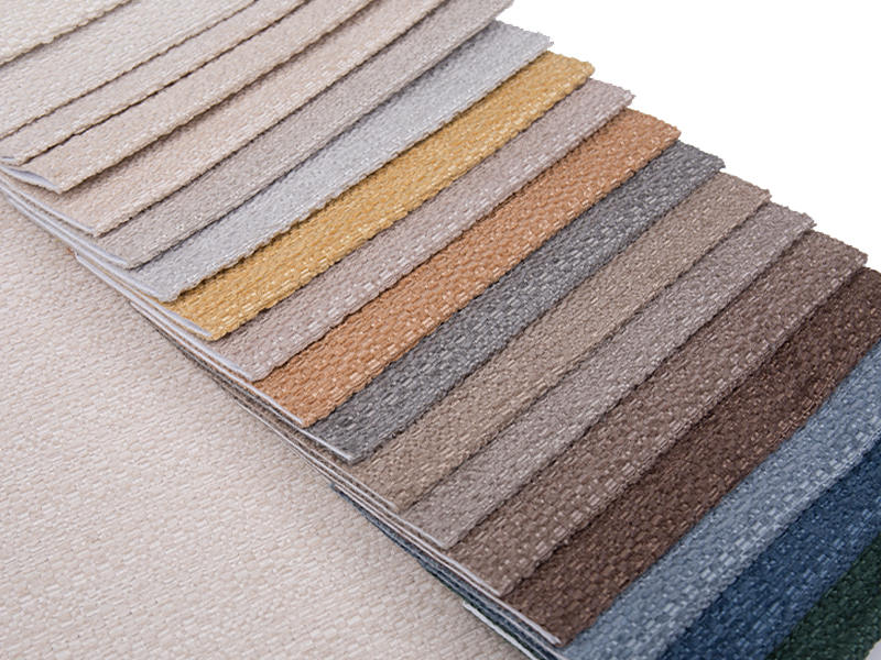 250 - 520gsm สีของแข็ง Chenille ผ้าเบาะ