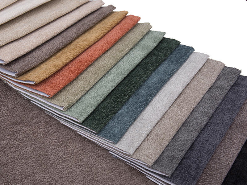 250 - 520gsm สีของแข็ง Chenille ผ้าเบาะ