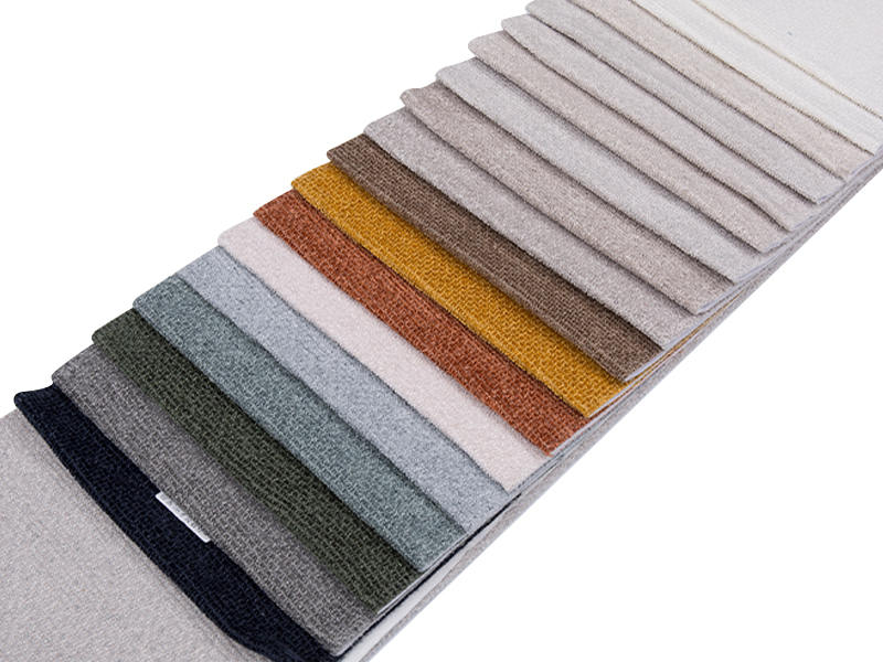250 - 520gsm สีของแข็ง Chenille ผ้าเบาะ