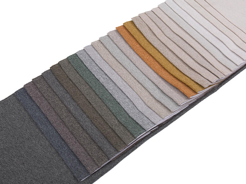 250 - 520gsm สีของแข็ง Chenille ผ้าเบาะ