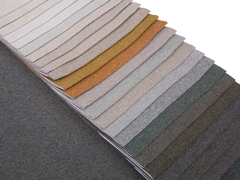 250 - 520gsm สีของแข็ง Chenille ผ้าเบาะ
