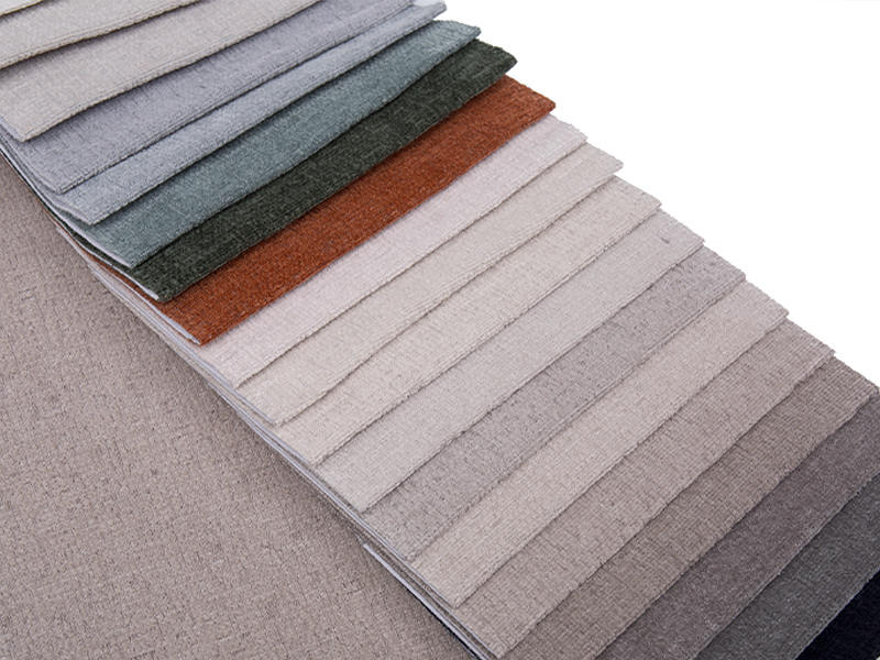 250 - 520gsm สีของแข็ง Chenille ผ้าเบาะ