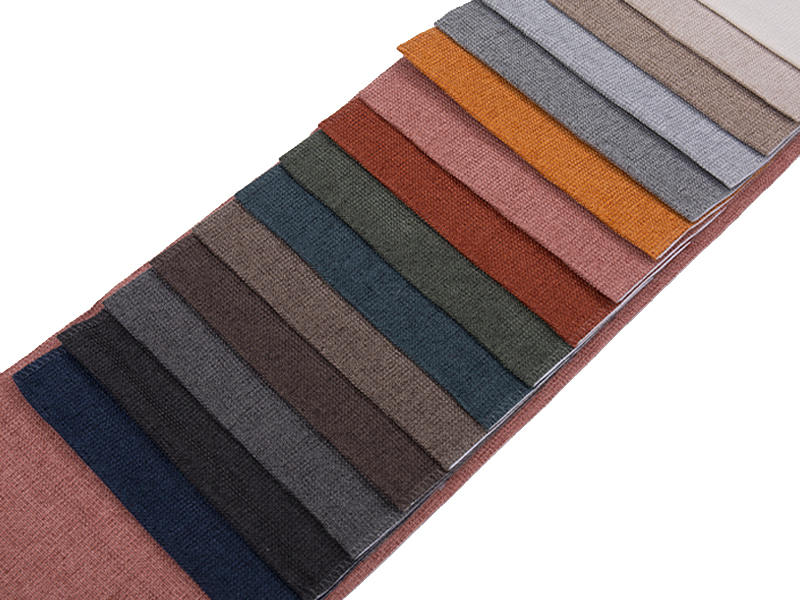 250 - 520gsm สีของแข็ง Chenille ผ้าเบาะ