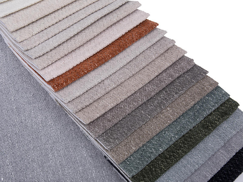 250 - 520gsm สีของแข็ง Chenille ผ้าเบาะ