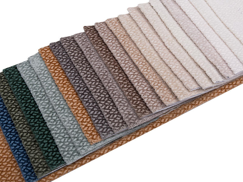 250 - 520gsm สีของแข็ง Chenille ผ้าเบาะ